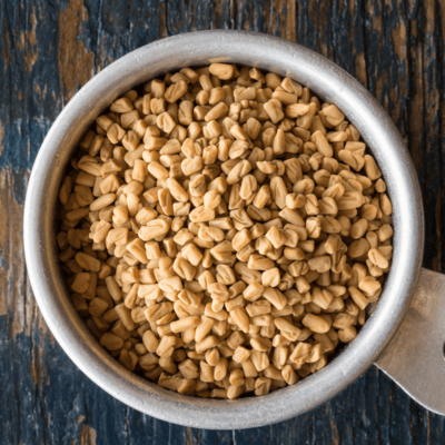 Add fenugreek seeds to curries or make fenugreek tea for a daily metabolism boost.