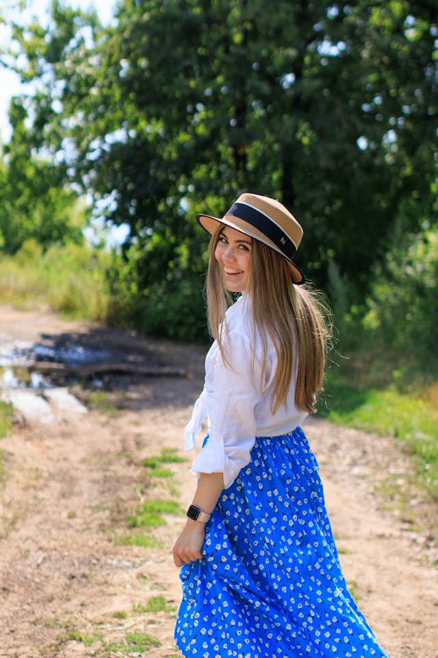 Floral Maxi Dress for a Daytime Date on Valentine Day3