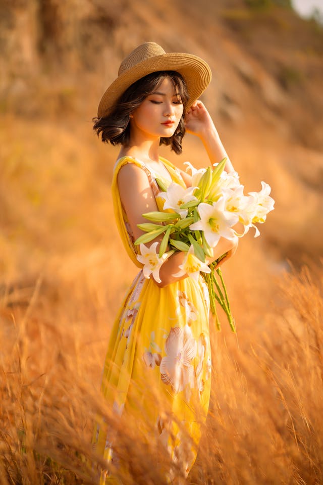 Floral Maxi Dress for a Daytime Date on Valentine Day7