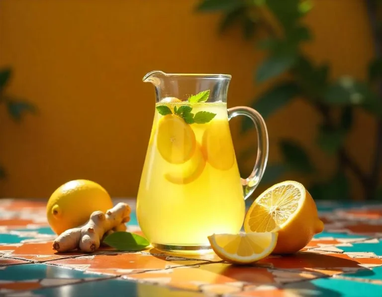 Lemon Ginger Detox Water