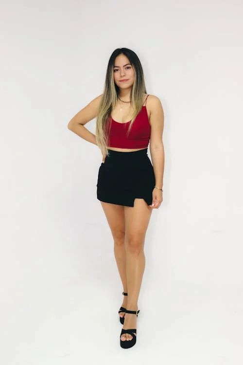 Stylish Skirt with a Blouse on Valentine Day9