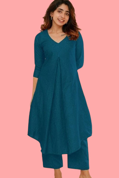 4-TailCut stylish Kurtis for Inverted Triangle Body