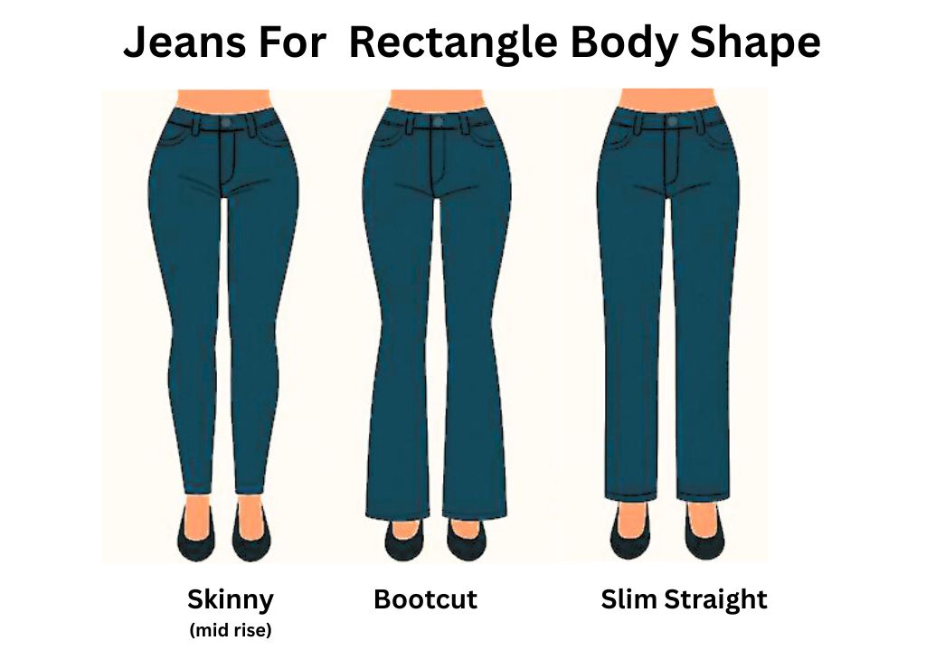 Jeans For Rectangle Body Shape