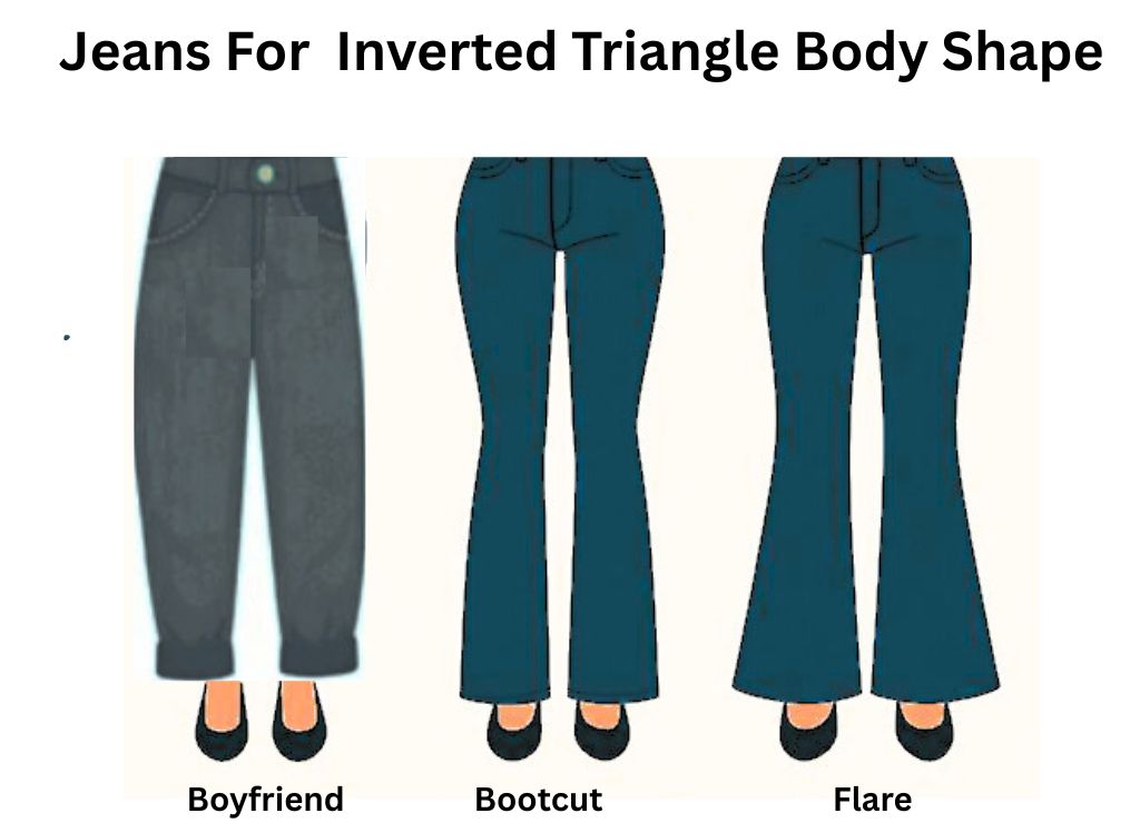 Jeans For invertd triangla Body Shape