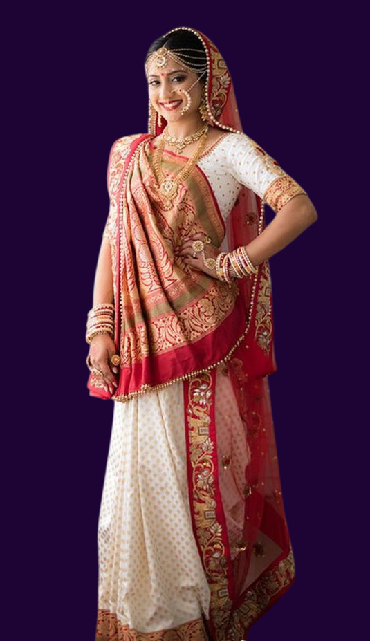 Gujarati Style Chunri Drape