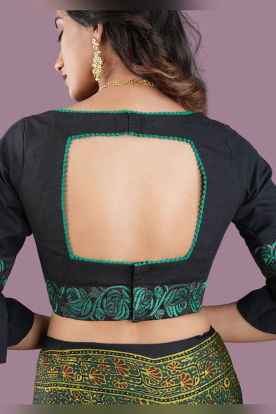 Blouse with Potli Buttons (1)