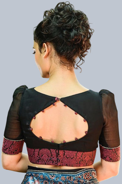 Blouse with Potli Buttons (2)