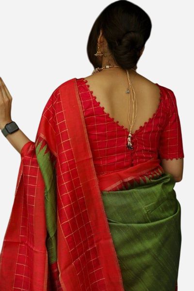 Blouse with Potli Buttons (3)