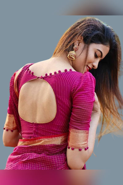 Blouse with Potli Buttons (5)