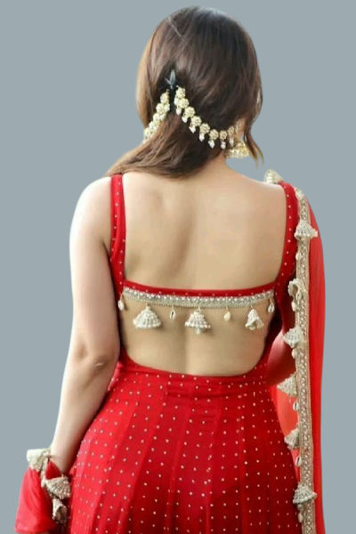 Blouse with Tassel or Frill Detailing (1)