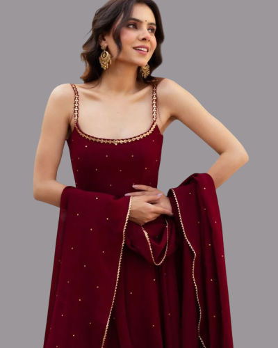 Chic Anarkali Suit (1)
