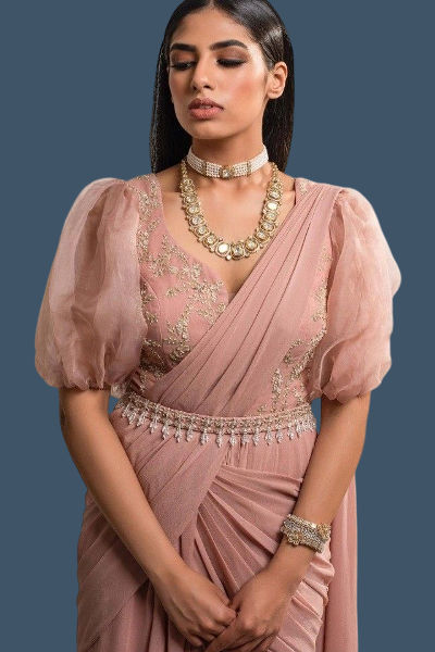 Belted Blouse Design
